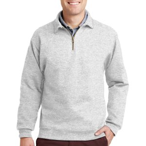 JERZEES SUPER SWEATS NuBlend - 1/4-Zip Sweatshirt with Cadet Collar.  4528M