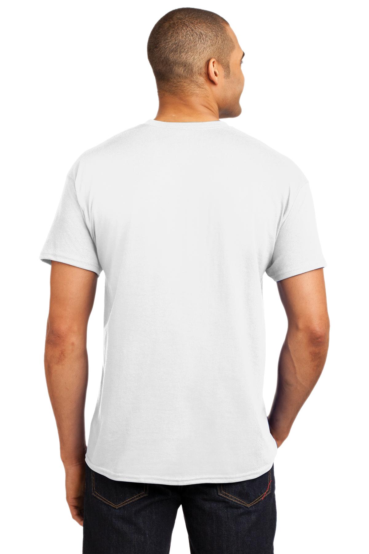 Hanes - EcoSmart 50/50 Cotton/Poly T-Shirt. 5170 - Image 2