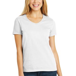DISCONTINUED Hanes Ladies ComfortSoft V-Neck Tee. 5780