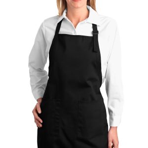 Port Authority Full-Length Apron with Pockets.  A500