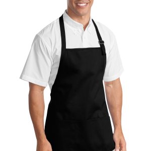 Port Authority Medium-Length Apron with Pouch Pockets.  A510