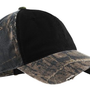 Port Authority Camo Cap with Contrast Front Panel. C807