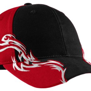 Port Authority Colorblock Racing Cap with Flames.  C859