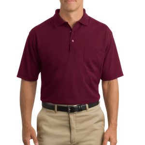 DISCONTINUED CornerStone - Industrial Pocket Pique Polo. CS402P
