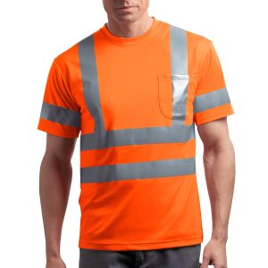 CornerStone - ANSI 107 Class 3 Short Sleeve Snag-Resistant Reflective T-Shirt. CS408