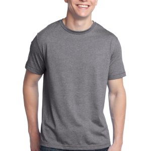 DISCONTINUED District - Young Mens Tri-Blend Crewneck Tee. DT142