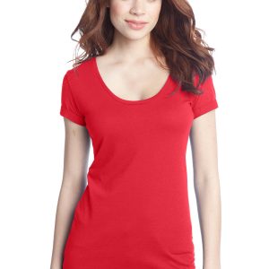 DISCONTINUED District - Juniors 60/40 Scoop Tee. DT245