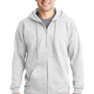 Hanes Ultimate Cotton - Full-Zip Hooded Sweatshirt.  F283
