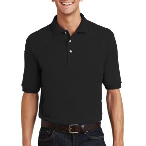 Port Authority Heavyweight Cotton Pique Polo with Pocket.  K420P