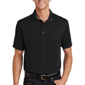 DISCONTINUED Port Authority Poly-Charcoal Blend Pique Polo. K497