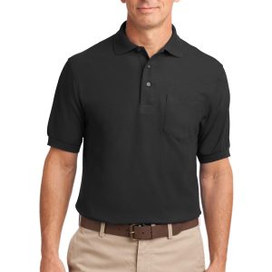 Port Authority Silk Touch Polo with Pocket.  K500P