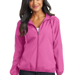 DISCONTINUED Port Authority&reg; Ladies Hooded Essential Jacket. L305