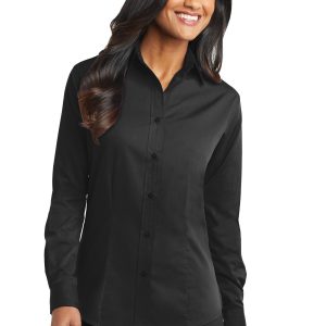 DISCONTINUED Port Authority Ladies Tonal Pattern Easy Care Shirt. L613