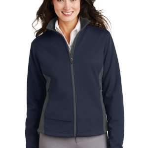 DISCONTINUED Port Authority Ladies Two-Tone Soft Shell Jacket.  L794