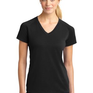 Sport-Tek Ladies Ultimate Performance V-Neck. LST700