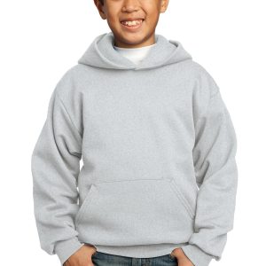 Port & Company - Youth Core Fleece Pullover Hooded Sweatshirt.  PC90YH