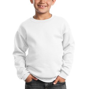 Port & Company - Youth Core Fleece Crewneck Sweatshirt.  PC90Y