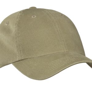 Port Authority Garment-Washed Cap.  PWU