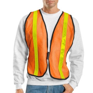 DISCONTINUED Port Authority Mesh Enhanced Visibility Vest.  SV02