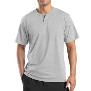 CLOSEOUT Sport-Tek Short Sleeve Henley.  T210