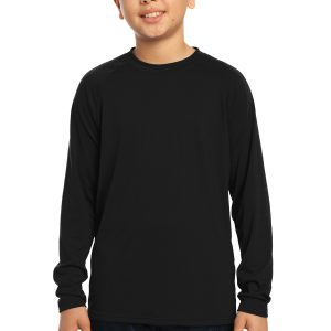 DISCONTINUED Sport-Tek Youth Long Sleeve Ultimate Performance Crew. YST700LS